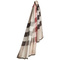 Burberry Check Silk Scarf Silk Scarf Stone