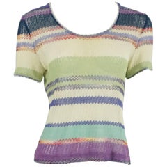 Missoni Multi Chevron Knit Top - 42