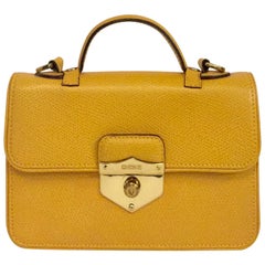 Wathne Dijon Textured Leather Structured Crossbody Bag With Top Handle
