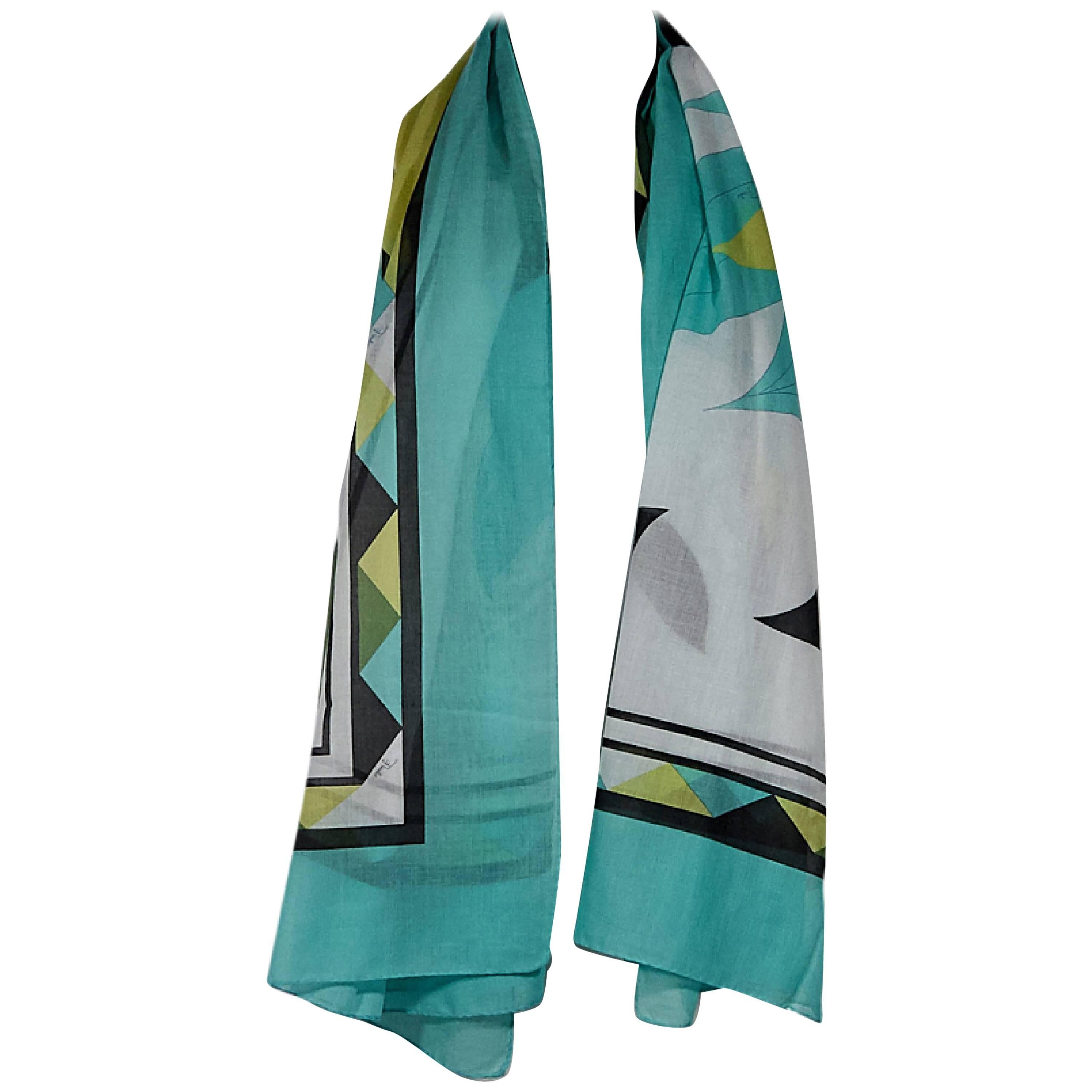 Multicolor Emilio Pucci Printed Scarf