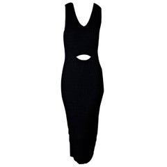 Black Jonathan Simkhai Knit Sheath Dress