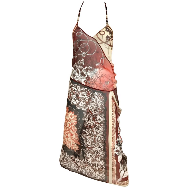 slim fit dress slacks Jean Paul Gaultier Cross Halter Tulle Dress – Runway Catalog main image 1
