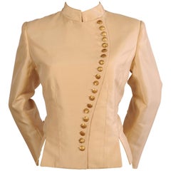 Maggie Norris Haute Couture Silk Faille Jacket