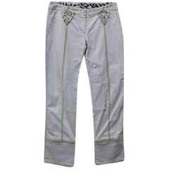 Roberto Cavalli Class Ankle Trousers Pants - Size: 6 (S, 28) 12