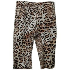 Roberto Cavalli Class Capri Pants Shorts - Size: 14 (L, 34)