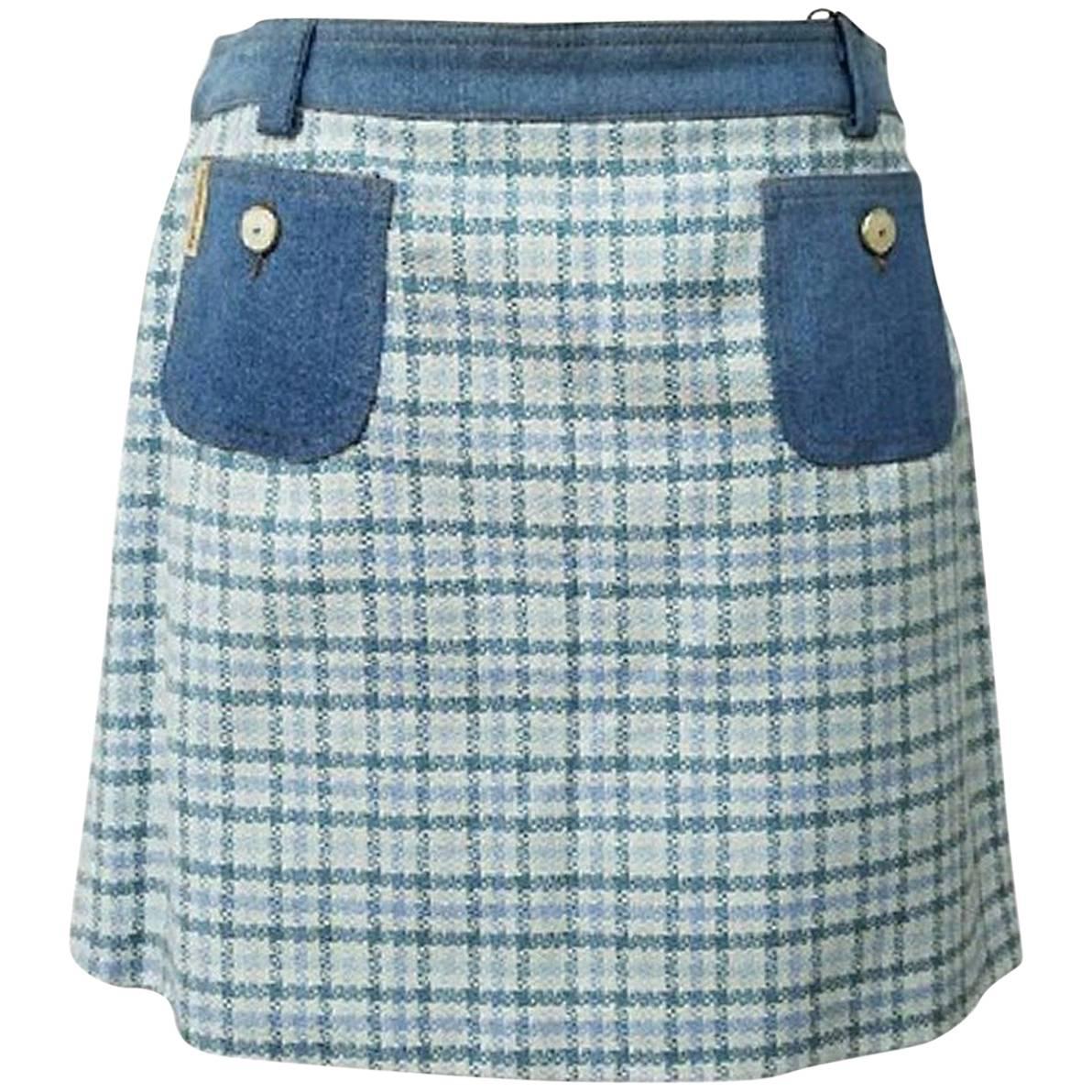 Dolce&Gabbana Pocket Skirt - Size: 8 (M, 29, 30) For Sale