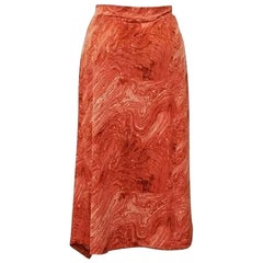Used Michael Kors Marble Print Skirt - Size: 6 (S, 28)