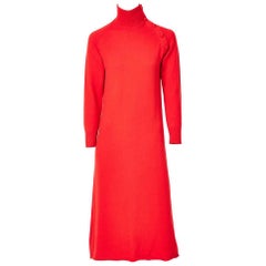 Halston Chasmere Turtleneck Sweater Dress 11