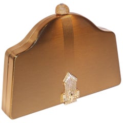 Glam C.1950 Volupte Powder Compact Carryall Clutch