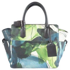 Reed Krakoff Black, Blue and Green Atlantique Mini Tote