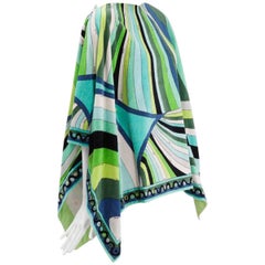 Emilio Pucci Terry Cloth Poncho Caftan