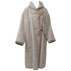 Mohair Coat with Ultrasuede Trim 6