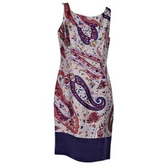 Multicolor Etro Paisley-Printed Dress 10
