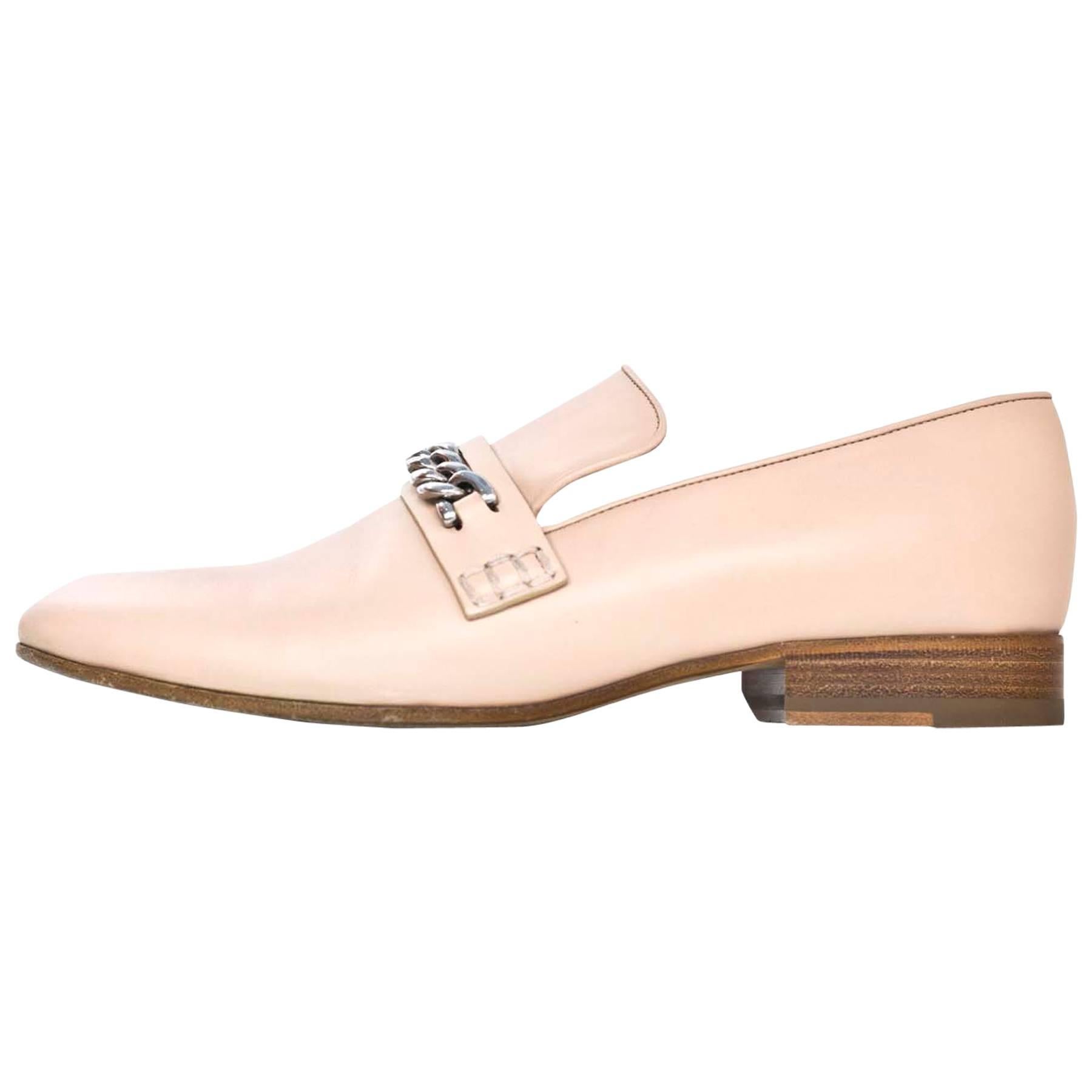 Celine Phoebe Philo Collection Nude Loafers Sz 39.5 with Box