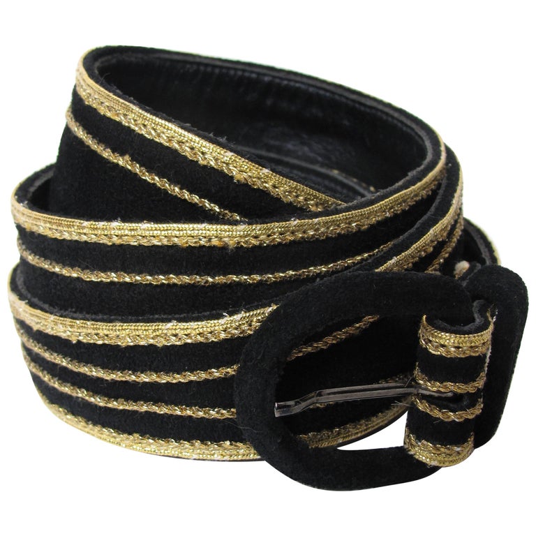 1970s Yves Saint Laurent Double Wrap Waist Belt at 1stDibs