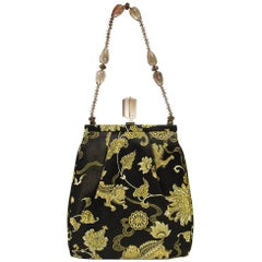 2000s Dotti Jacquard Silk Purse