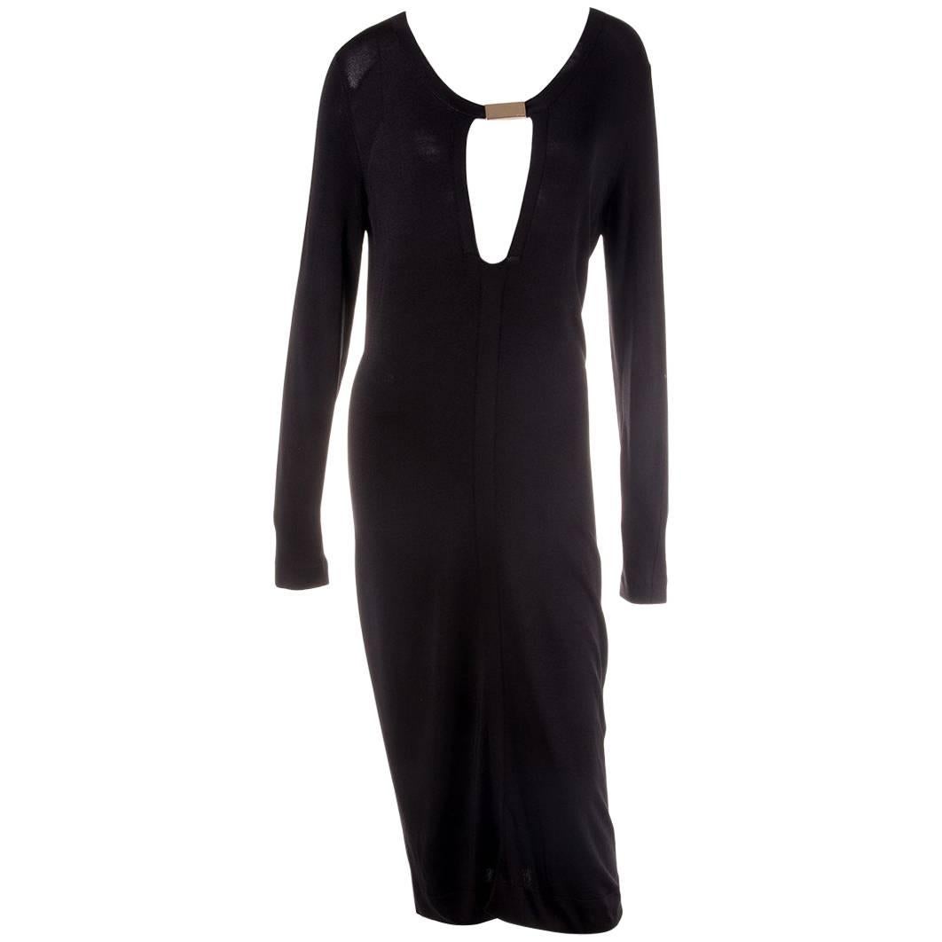 Gucci Plunging Knit Dress For Sale