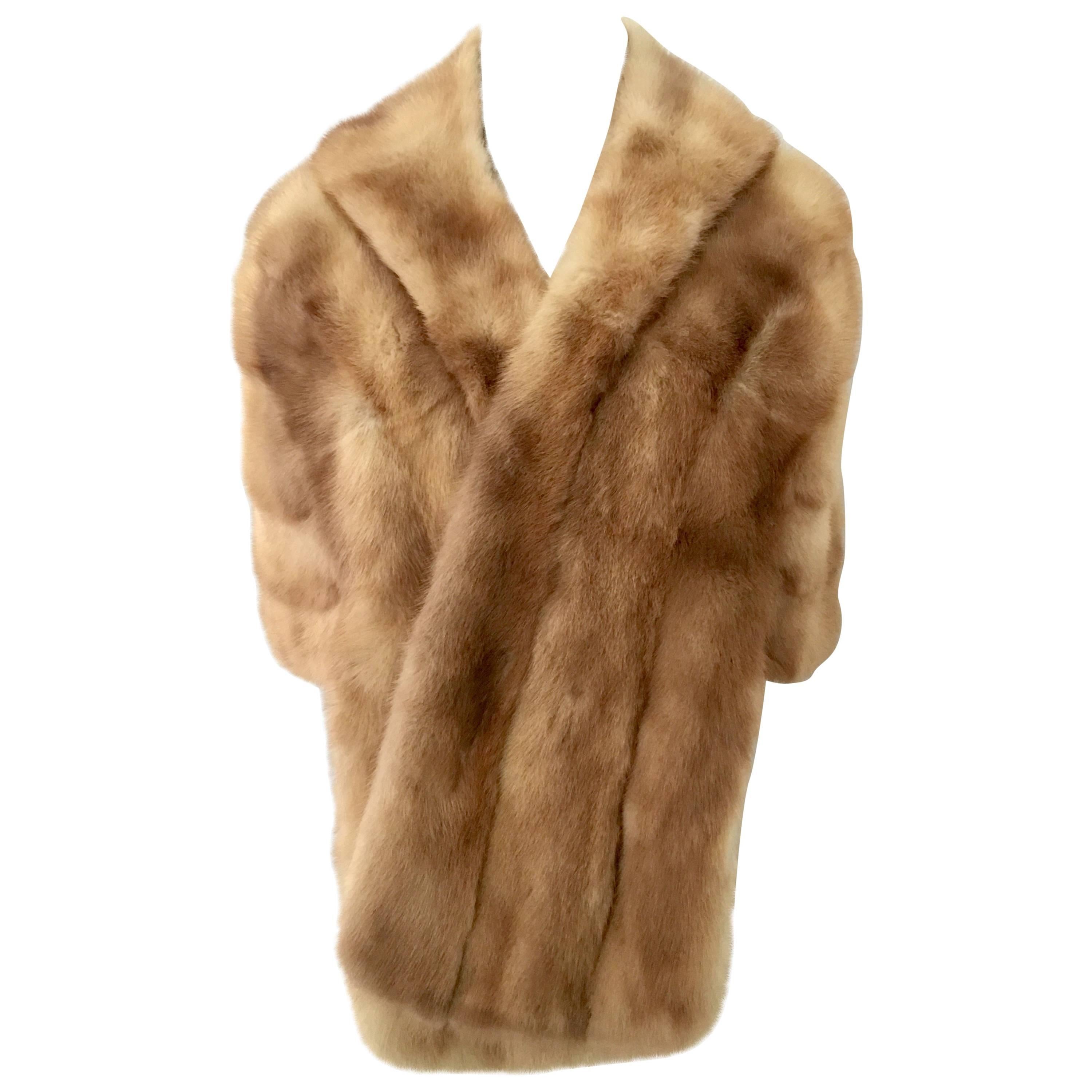 1940
S Blonde Mink Capelet Jacket By, Harry Kanfer
