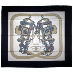 Difficulte to find ...Hermès Made in France Brides De Gala scarf silk 90 cm / BN
