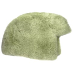 RARE The Anna Wintour Chanel's Hat Chapka Fox Fur One Size Rétail price 3450 €
