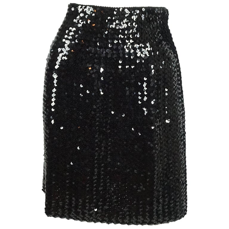 TODD OLDHAM Skirt Remarkable Beaded Vintage S at 1stdibs
