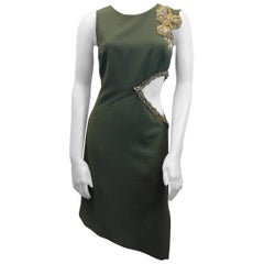 Max azria Olive Sequin Cut Out Dress