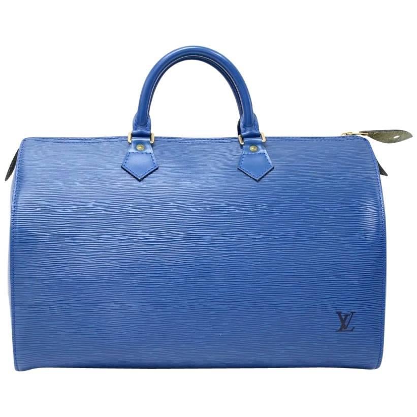 Vintage Louis Vuitton Speedy 35 Epi Leather City Hand Bag 