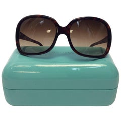 Tiffany & Co Brown Tortoise Sunglasses