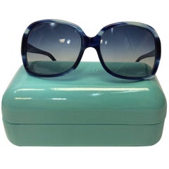 Tiffany & Co Blue Tortoise Sunglasses