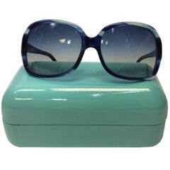 Tiffany & Co Blue Tortoise Sunglasses 3