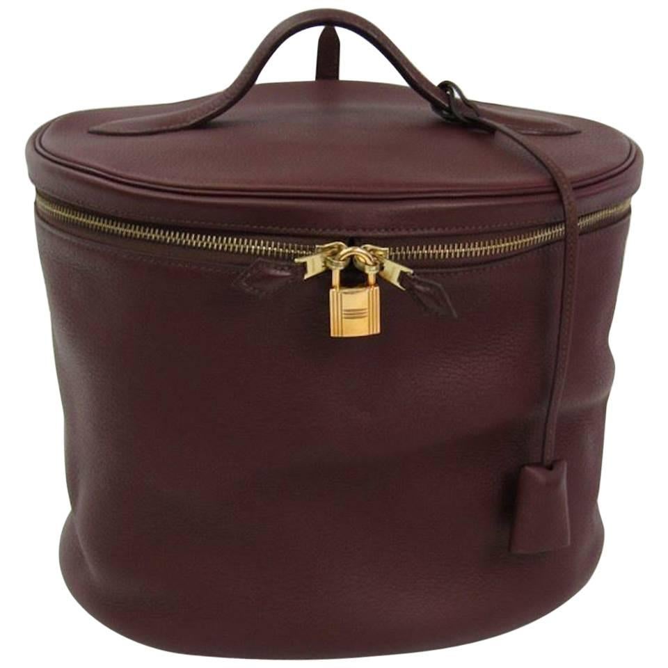 Hermes Vanity Jewelry Men's Women's Travel Storage Carry All Case Shoulder Bag