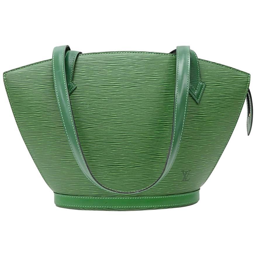 Vintage Louis Vuitton Saint Jacques PM Green Epi Leather Shoulder Bag