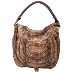 Chloé Python Marcie Satchel Tasche