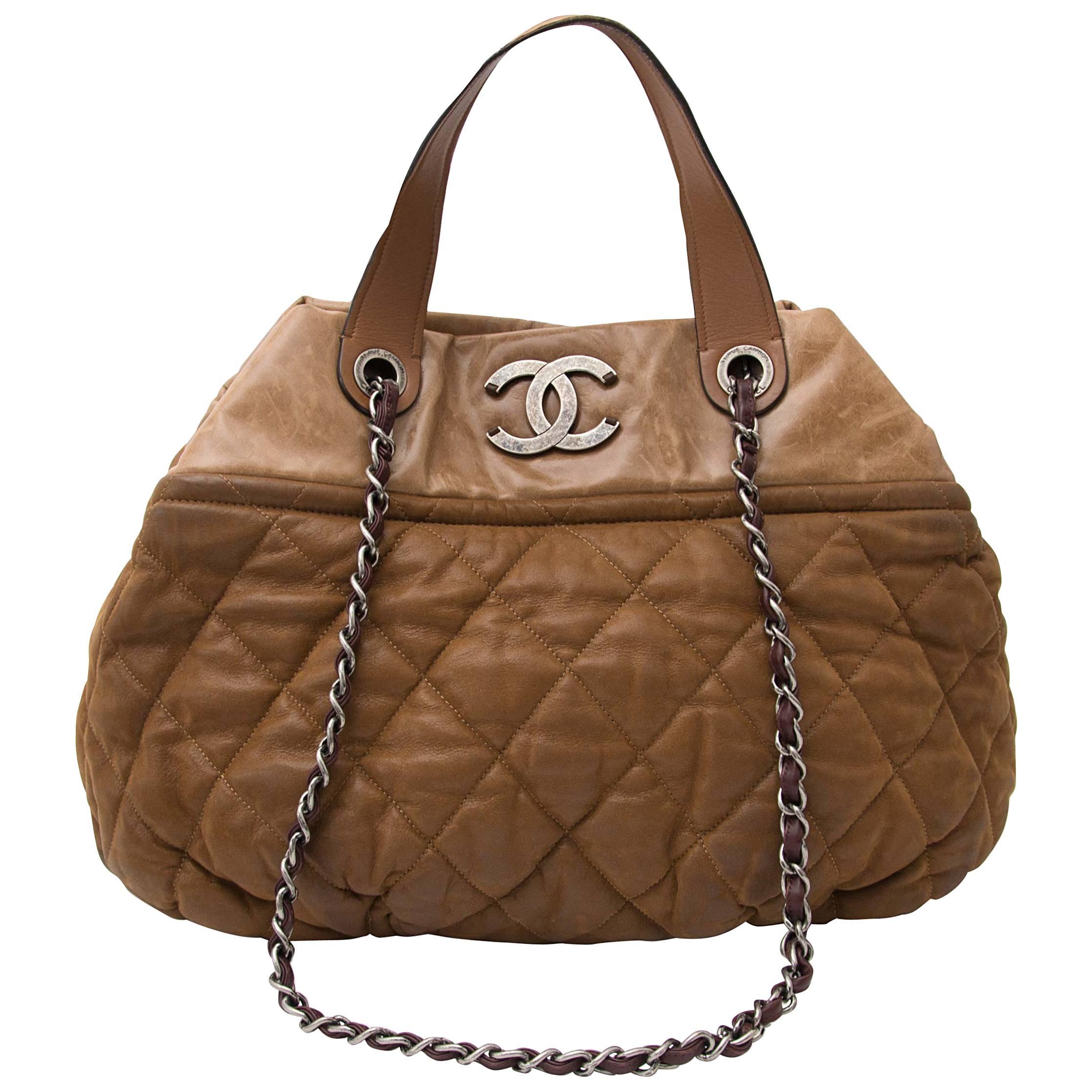 Chanel 'In The Mix' Brown Large Tote