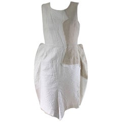 comme des garcons white dress