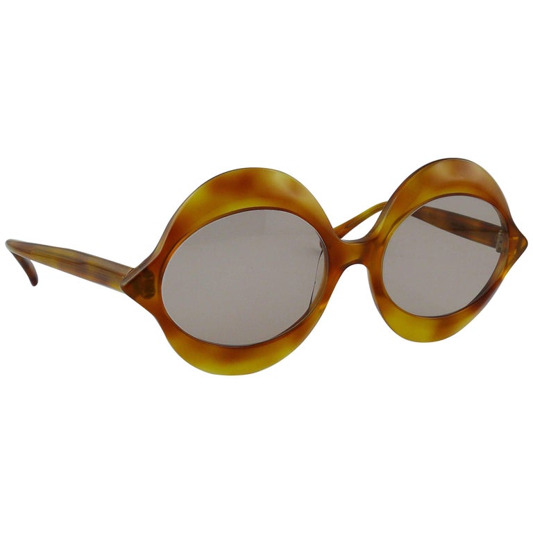 Pierre Marly Doly - Lunettes de soleil surdimensionnées transparentes
