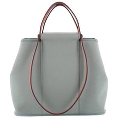 Hermes Cabag Handbag Toile and Leather 32