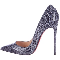 Christian Louboutin New Sold Out Snakeskin So Kate Heels Pumps in Box