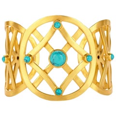 Turqoiuse Gold Cuff