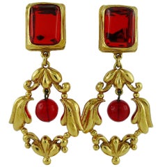 Boucles d'oreilles pendantes Kenzo Vintage