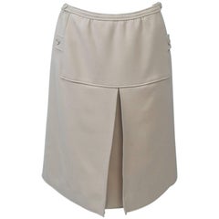 Courrèges Beige Skirt