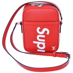 Supreme Louis Vuitton Red Shoulder Bag Danube RARE Pop-Up Exclusive NEW