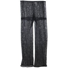 Chanel Lace Pants 2004 Collection. Size EU 40
