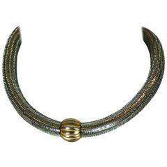 Retro Yves Saint Laurent Rive Gauche Early Necklace