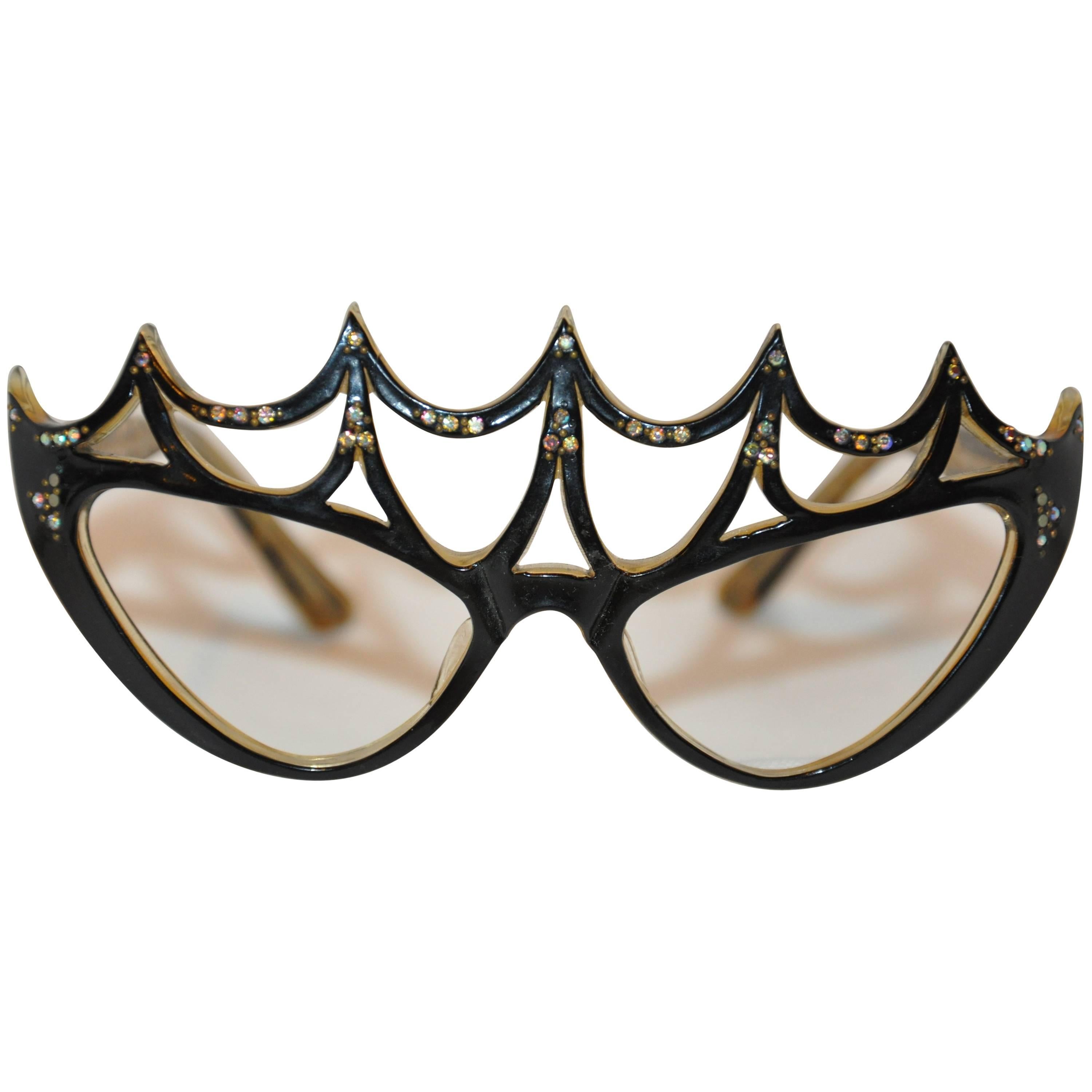 Vintage One-Of-A-Kind "Peggy Guggenheim" Style Masquerade Frames