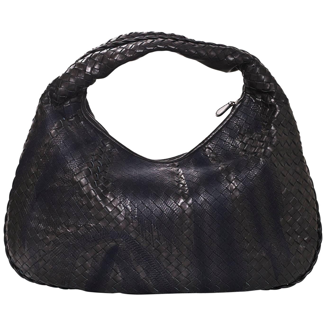 Bottega Veneta Black Woven Leather Shadow Bag with DB rt. $3, 300