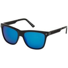 Dsquared DQ0136-01X-55 Shiny Black / Blue Sunglasses 8