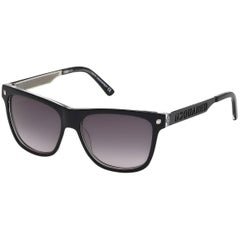 Dsquared DQ0136-03B-55 Black/Crystal / Gradient Smoke Sunglasses
