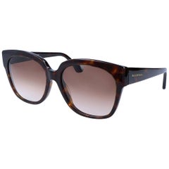 Balenciaga BA0015-52F-59 Dark Havana / Gradient Brown Sunglasses