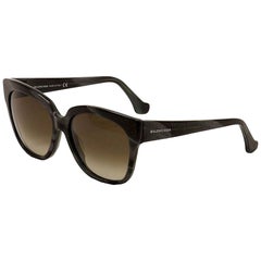 Balenciaga BA0015-63K-59 Black Horn / Gradient Roviex Sunglasses